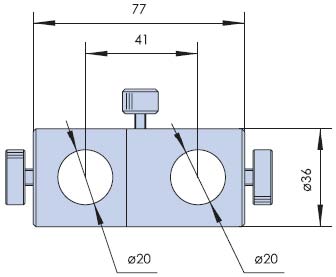 PJ04-12 PJ04-(12-20) PJ04-20 萬向交叉桿架 交叉連接桿