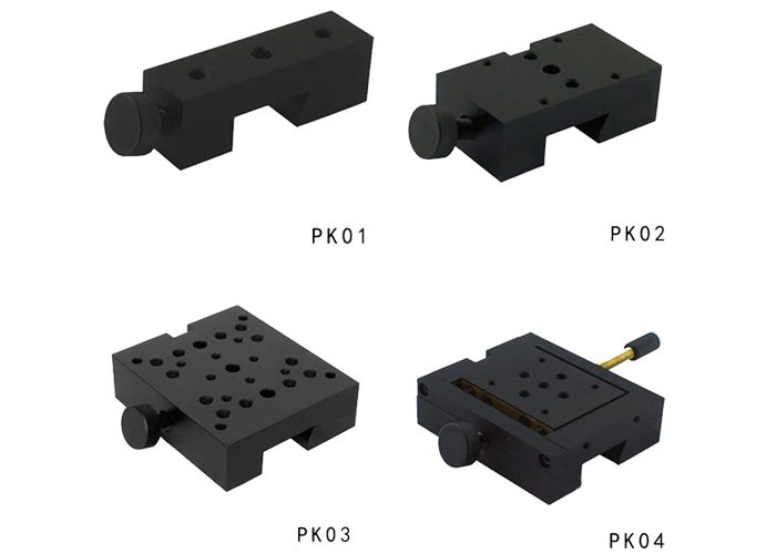 光學(xué)滑塊 滑臺(tái) PK系列 燕尾結(jié)構(gòu) 與PG01系列滑軌配合使用 可鎖緊