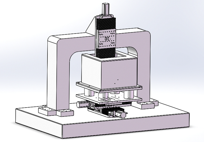 高精度三軸運動平臺 機電一體運動控制卡，電液束平臺