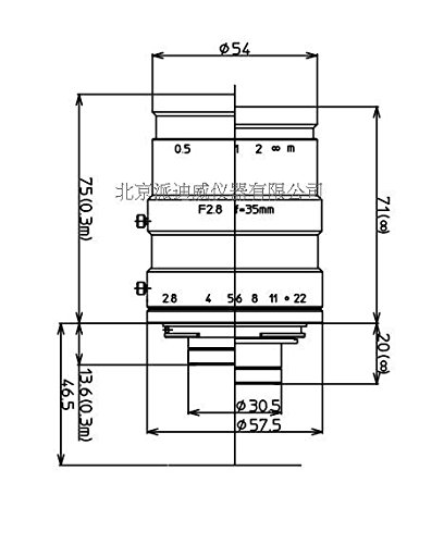 LM35LF kowa 鏡頭 物鏡 Nikon F接口專用低畸變鏡頭 顯微鏡物鏡