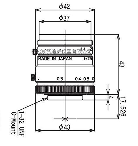 kowa 鏡頭 物鏡LM25HC 顯微鏡物鏡