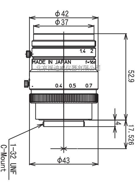 kowa 鏡頭 物鏡 LM16HC 顯微鏡物鏡