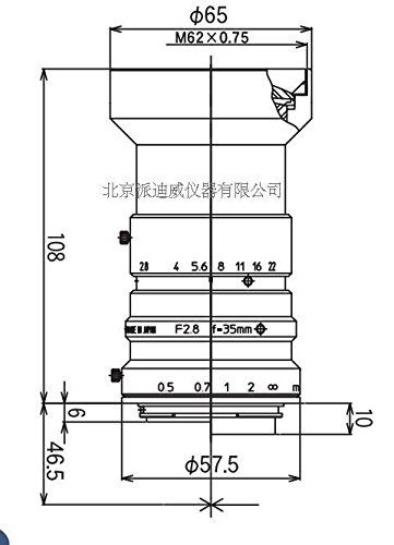 kowa鏡頭 物鏡 LM35CLS F接口專用低畸變鏡頭 顯微鏡物鏡