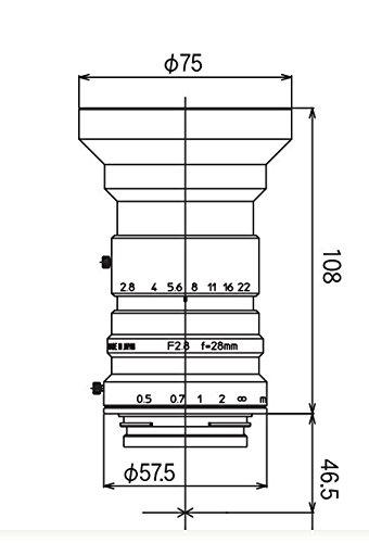 kowa鏡頭 物鏡 LM28CLS F接口專用低畸變鏡頭 顯微鏡物鏡