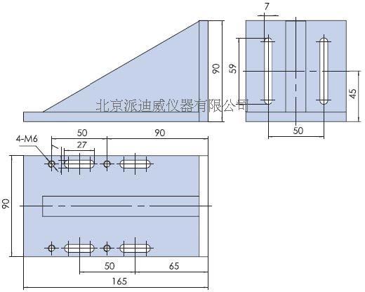 PJK06直角固定塊 尺寸165*90*90mm 可定制