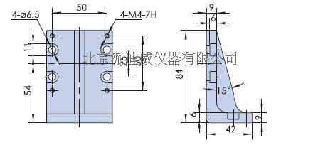 PJK02 直角固定塊 L型固定件 連接件 硬鋁材質(zhì) 高84mm 寬42mm