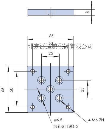 PB16 底板 光學(xué)臺(tái)移動(dòng)架 光學(xué)平臺(tái)滑動(dòng)塊 連接板 固定板 固定塊