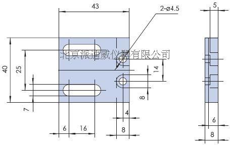 DB05底板 光學(xué)臺(tái)移動(dòng)架 光學(xué)平臺(tái)滑動(dòng)塊 連接板 固定板 固定塊