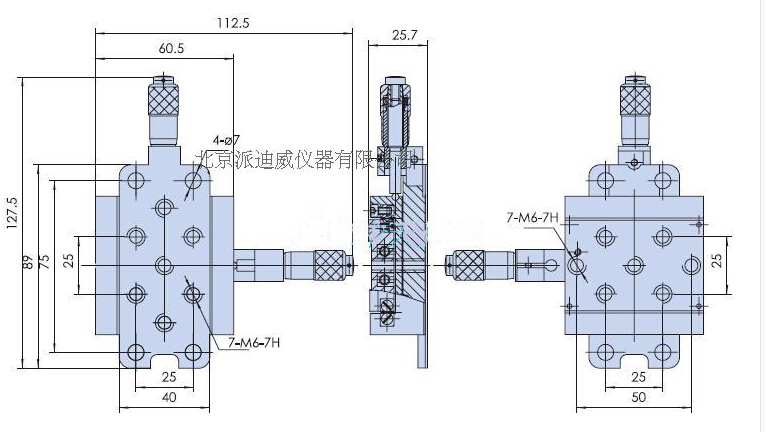 手動(dòng)多維組合臺(tái) ：PT-XY13