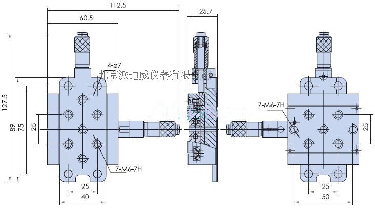 PT-XZ13 高精度型手動整體平移臺