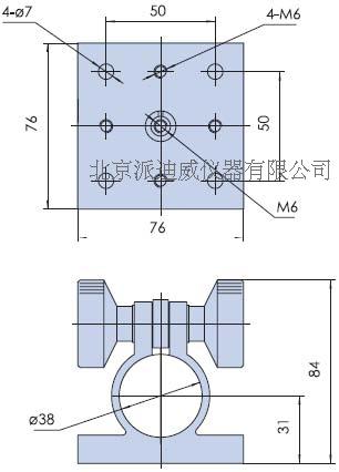 PCQ02 齒條支撐棒夾持器