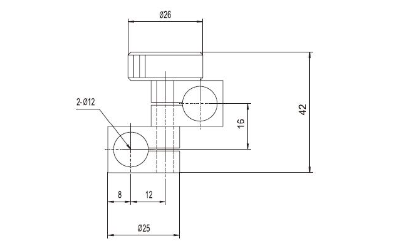 PG03-12交叉桿架，可以將2 根接桿按所需任意角度組合在一起