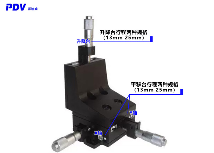 PT-XZ13 高精度型手動(dòng)整體平移臺(tái)XYZ